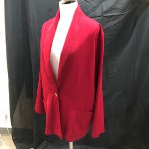 Mark Reed Women's Classic Long Sleeve Red Blazer